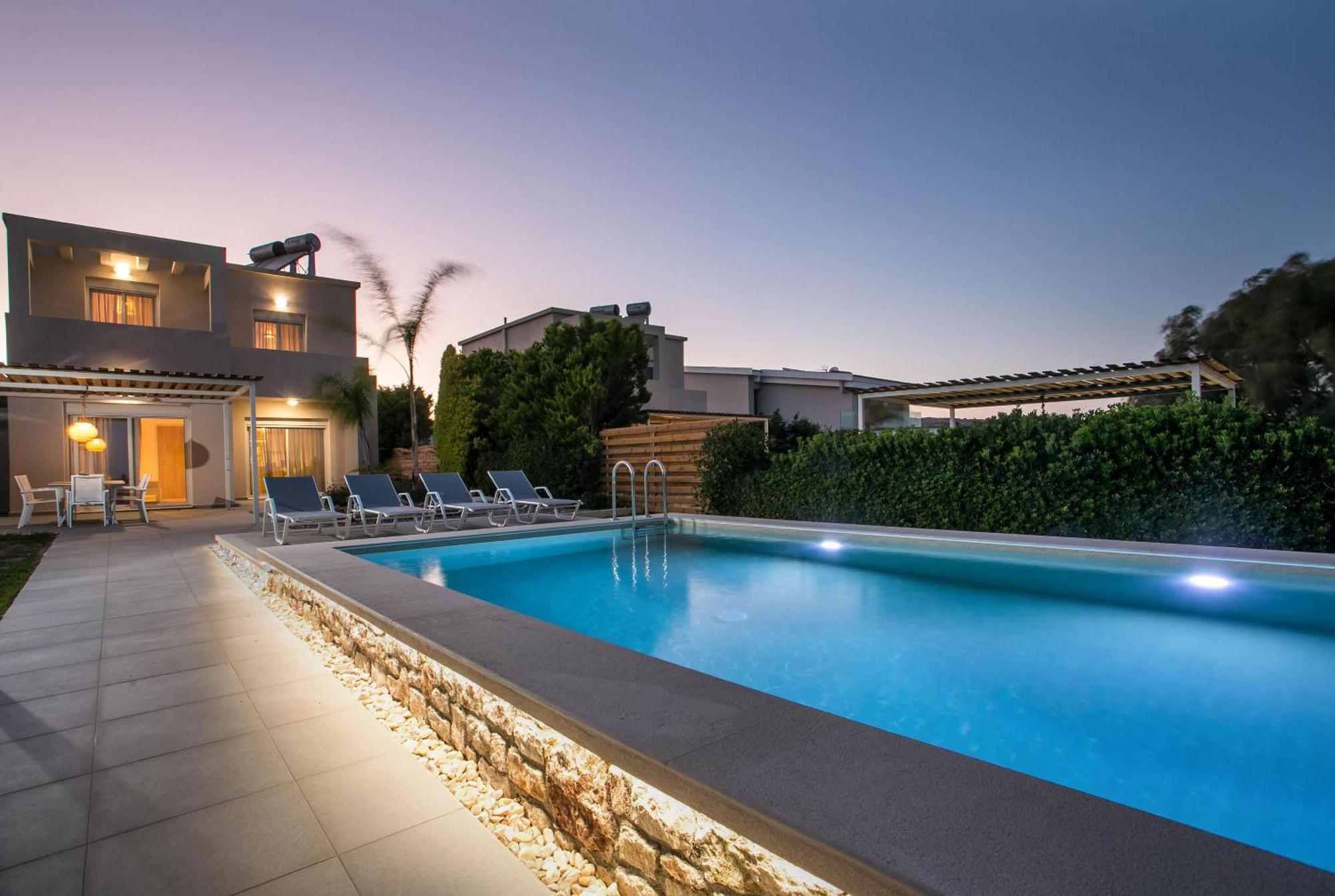 Sea Homes Villas- Villa Alberto Kiotari Bagian luar foto